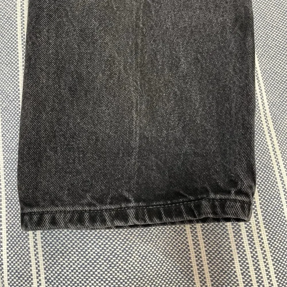 Rustler Faded Black Denim Jeans Mens Relaxed Fit 38x30 (40x30 Tag) Straight Leg